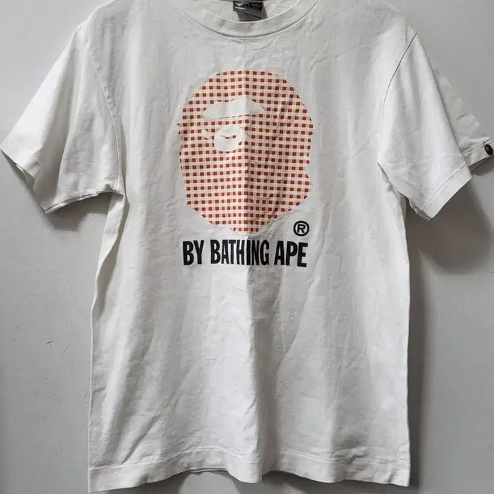 [BUNJANG] BAPE Monogram Short Sleeve T-Shirt White / BAPE 베이프 모노그램 반팔 티셔츠 화이트