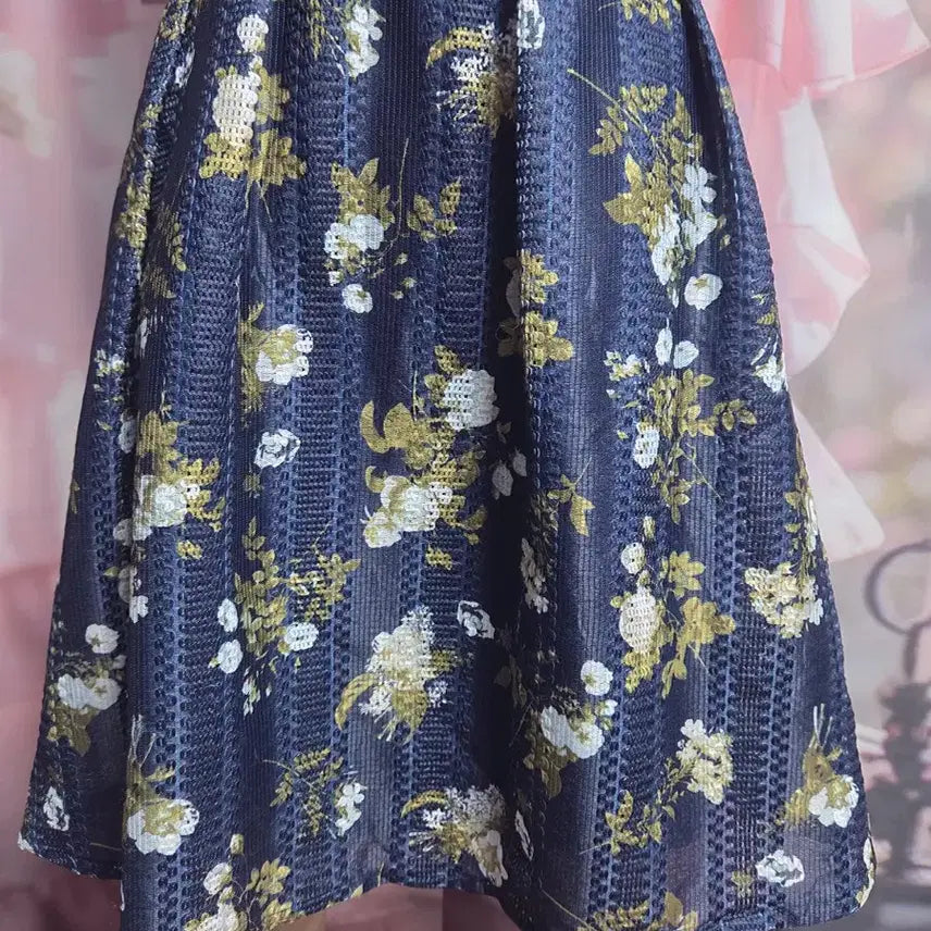 [BUNJANG] Axis Palm Heart Neck Ribbon Dress / 새상품 엑시즈팜 하트넥 고전 리본 원피스