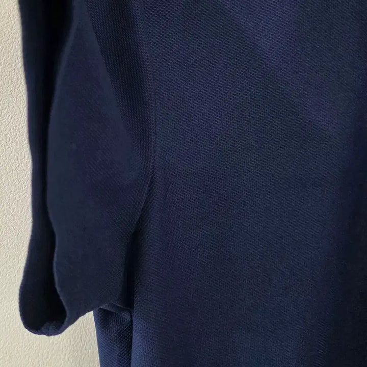 [BUNJANG] Adidas Navy Polo Shirt with Pink Logo (Size 95) / 아디다스 네이비 카라 반팔티 핑크로고 95