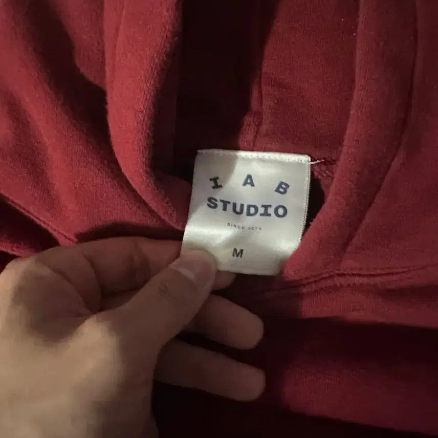 [BUNJANG] Iab Studio Hoodie Roseberry M / 아이앱스튜디오 후드티 로즈베리 팝니다