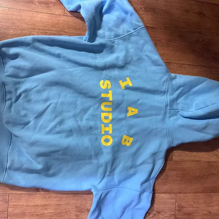 [BUNJANG] Iab Studio Hoodie Blue Lemon / 아이앱스튜디오 후드티 블루레몬 팝니다