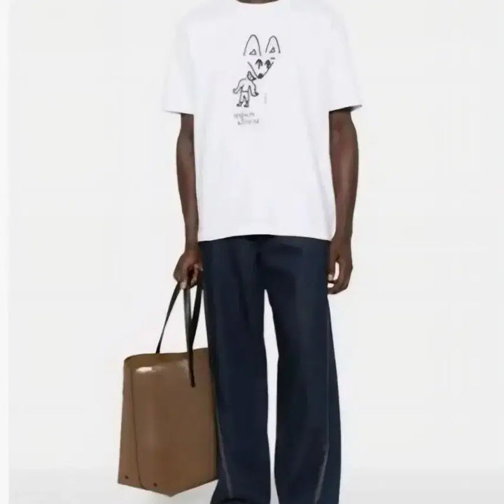 [BUNJANG] Maison Kitsune Party Fox T-shirt / <QR인증>메종키츠네 파티폭스 반팔 티셔츠