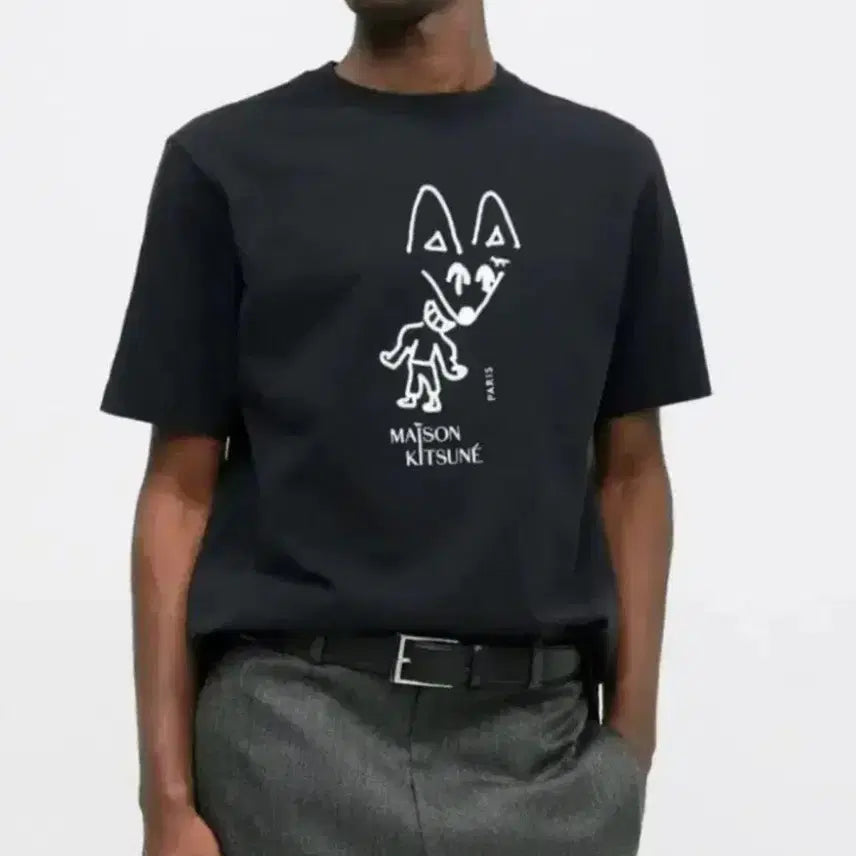 [BUNJANG] Maison Kitsune Party Fox T-shirt / <QR인증>메종키츠네 파티폭스 반팔 티셔츠
