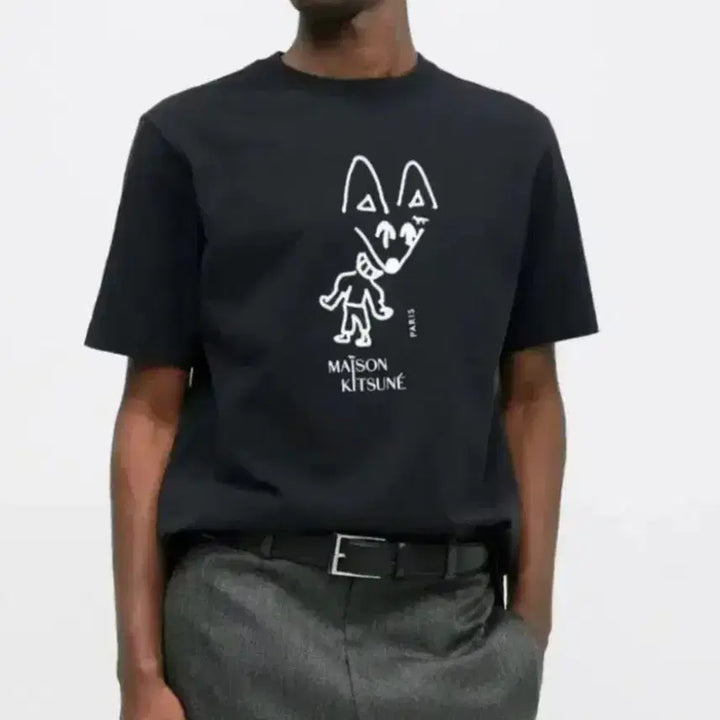 [BUNJANG] Maison Kitsune Party Fox T-shirt / <QR인증>메종키츠네 파티폭스 반팔 티셔츠