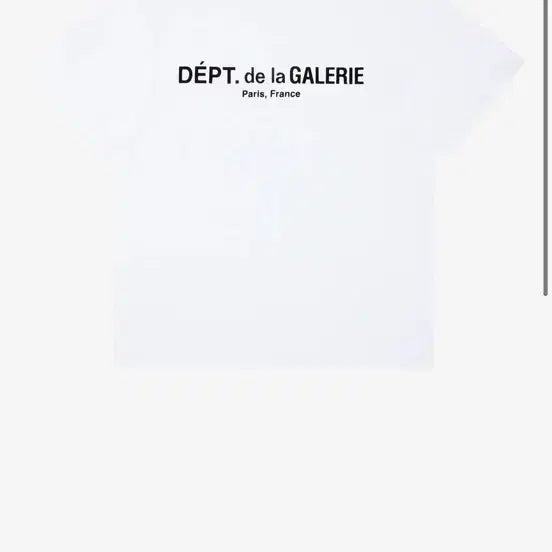 [BUNJANG] Gallery Department T-Shirt New / 갤러리 디파트먼트 반팔 신상 m 새상품