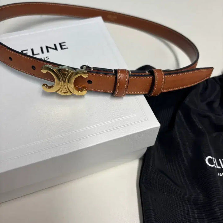 [BUNJANG] Celine Triomphe Belt Trio 18MM Small 75 / 셀린느 트리옹프 벨트 트리오퍼 18MM 스몰 75