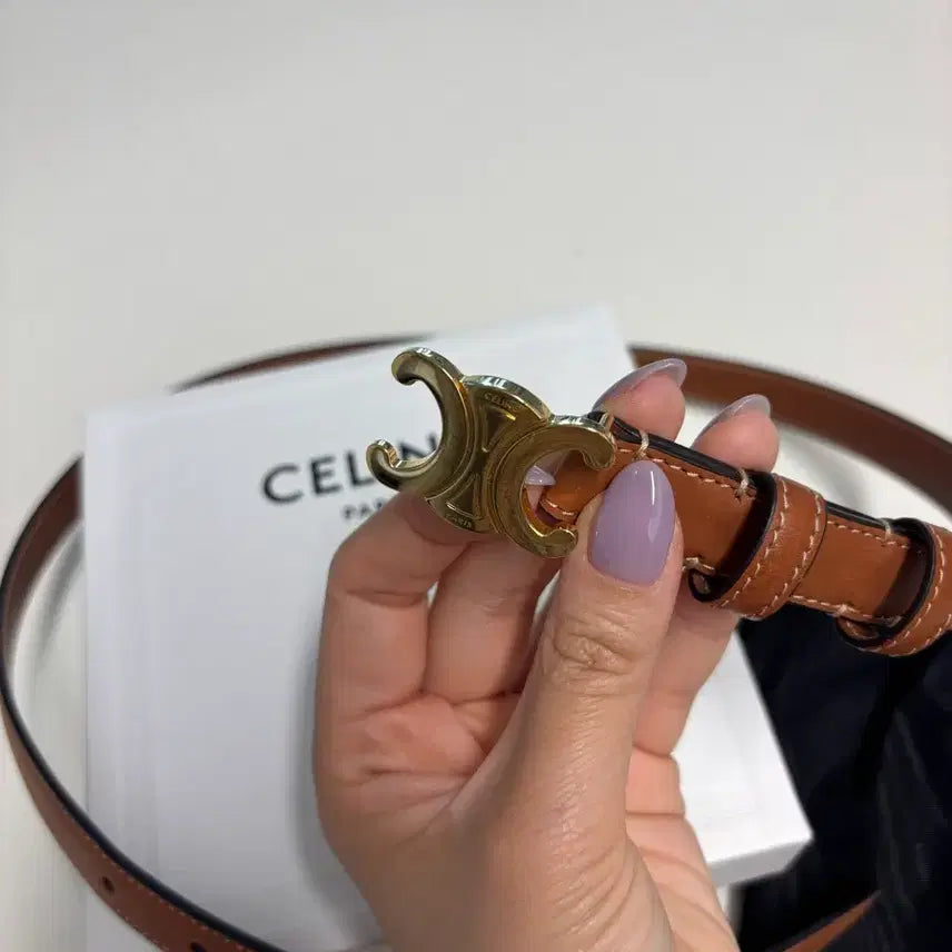 [BUNJANG] Celine Triomphe Belt Trio 18MM Small 75 / 셀린느 트리옹프 벨트 트리오퍼 18MM 스몰 75