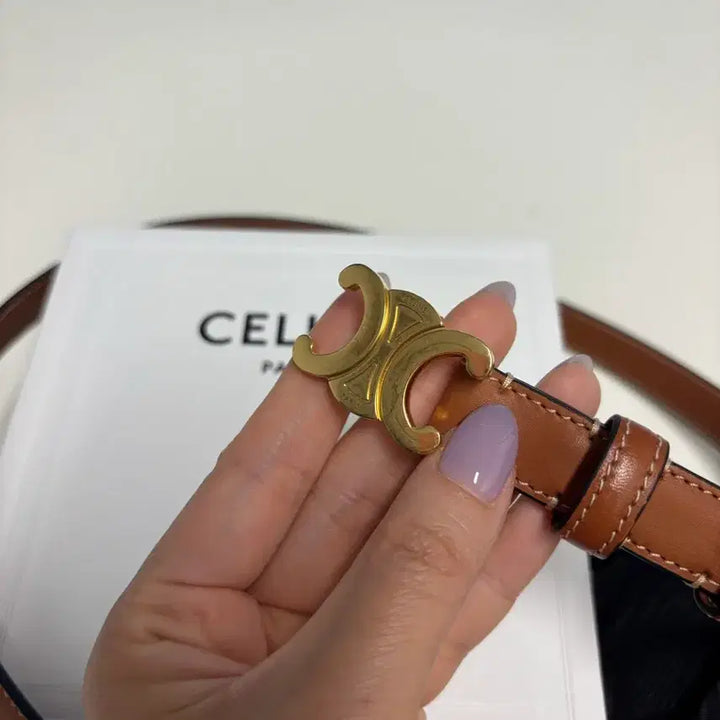 [BUNJANG] Celine Triomphe Belt Trio 18MM Small 75 / 셀린느 트리옹프 벨트 트리오퍼 18MM 스몰 75