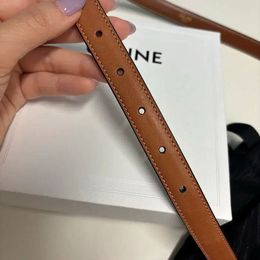 [BUNJANG] Celine Triomphe Belt Trio 18MM Small 75 / 셀린느 트리옹프 벨트 트리오퍼 18MM 스몰 75