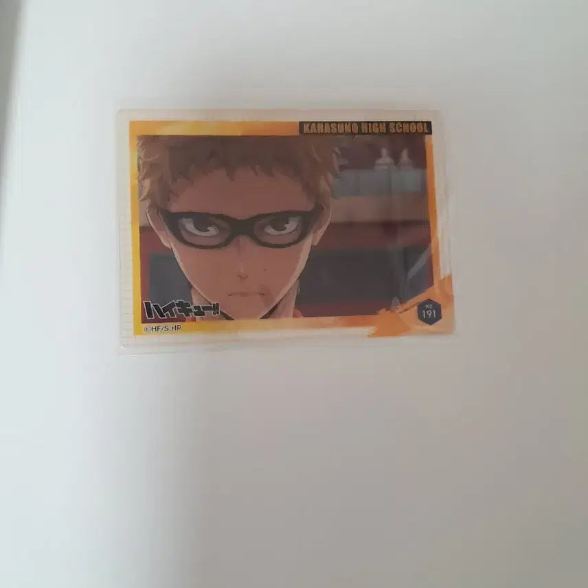 [BUNJANG] Haikyu Tsukishima Transparent Clear Card / 하이큐 츠키시마 투명 클리어 카드