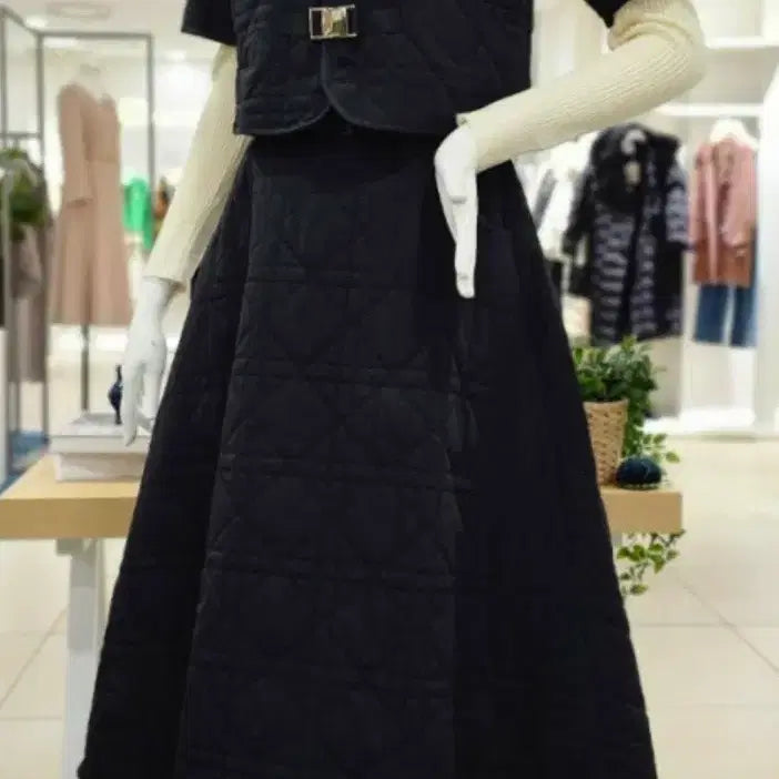 [BUNJANG] Quilted Skirt Set / 누빔스커트 셋엄