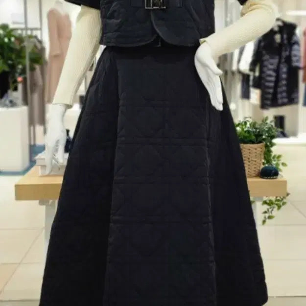 [BUNJANG] Quilted Skirt Set / 누빔스커트 셋엄