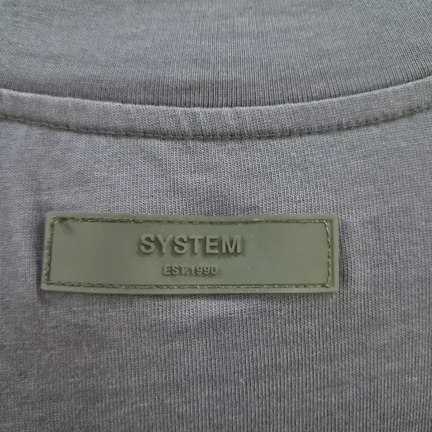 [BUNJANG] System Less Instant Long Sleeve T-Shirt / 시스템 레스 인스턴트 긴팔 티셔츠