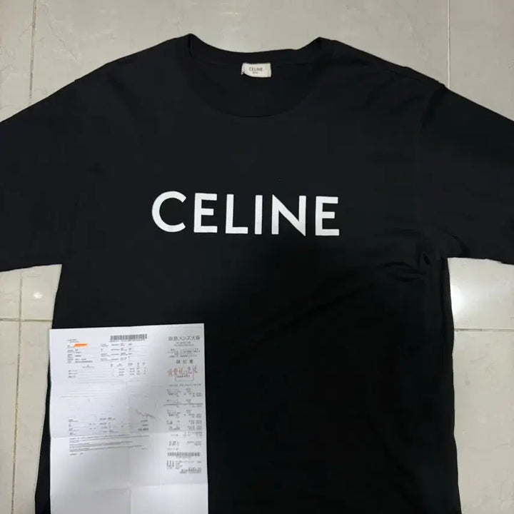 [SOLD OUT] [당일출고,L사이즈] 셀린느 코튼 반팔티