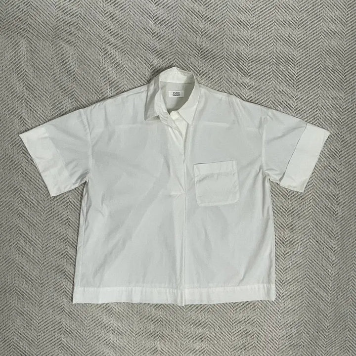[BUNJANG] Studio Tomboy Collar Short Sleeve Shirt / 스튜디오톰보이 카라 반팔셔츠