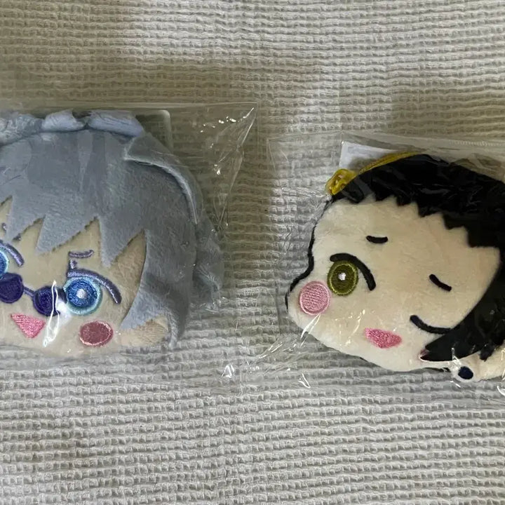 [BUNJANG] Jujutsu Kaisen Mofumofu Coin Purse Gojo, Geto Bundle Set / 주술회전 모후모후 동전지갑 코인케이스 고죠,게토 일괄