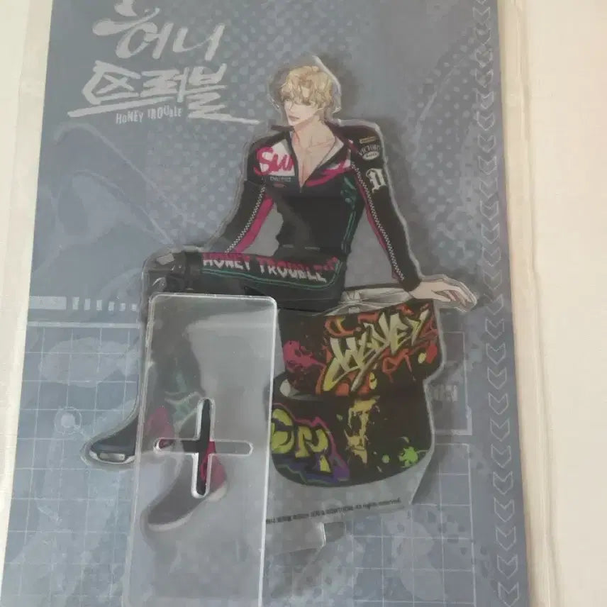 [BUNJANG] Another Pink Honey Trouble Yoon Jiheon Acrylic Stand / 봄툰 어나더핑크 허니트러블 윤지헌 아크릴