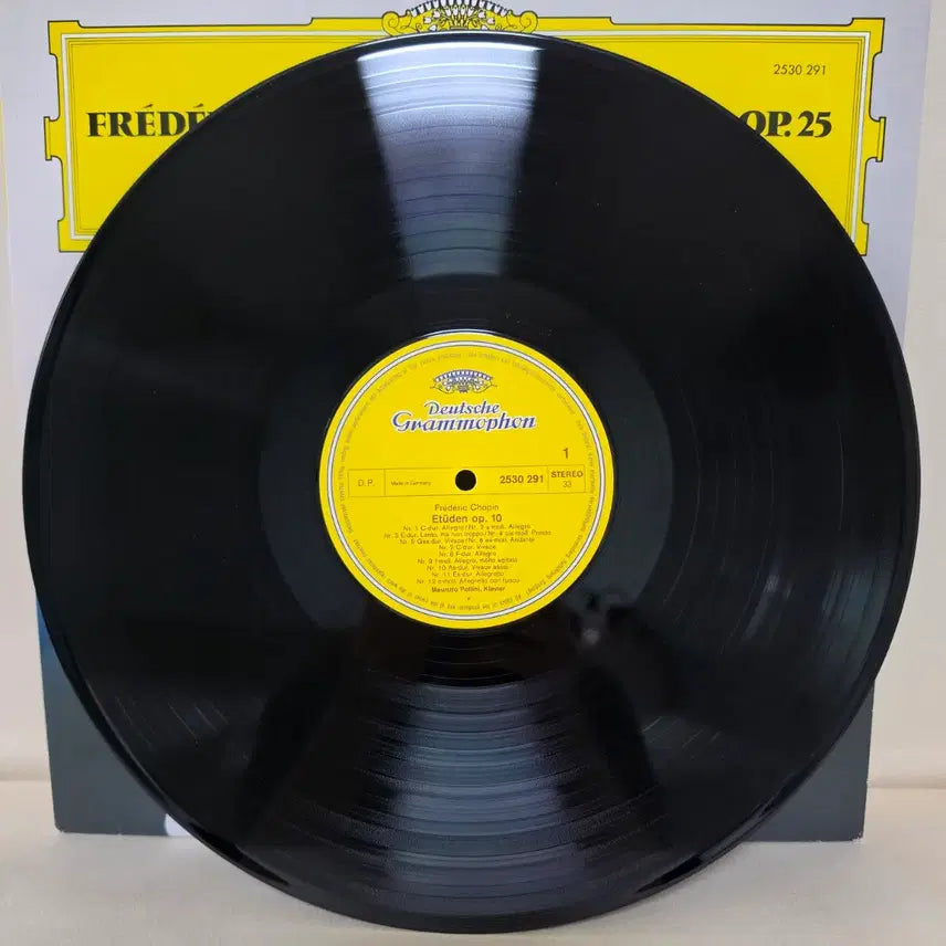 [BUNJANG] Maurizio Pollini Chopin Études Op. 10 &amp; 25 LP / 독일DG초반] 폴리니: 쇼팽 에튀드 Op.10 &amp; 25 전24곡피아노LP