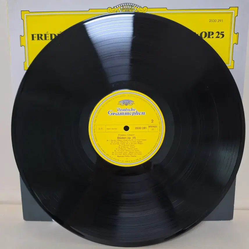[BUNJANG] Maurizio Pollini Chopin Études Op. 10 &amp; 25 LP / 독일DG초반] 폴리니: 쇼팽 에튀드 Op.10 &amp; 25 전24곡피아노LP