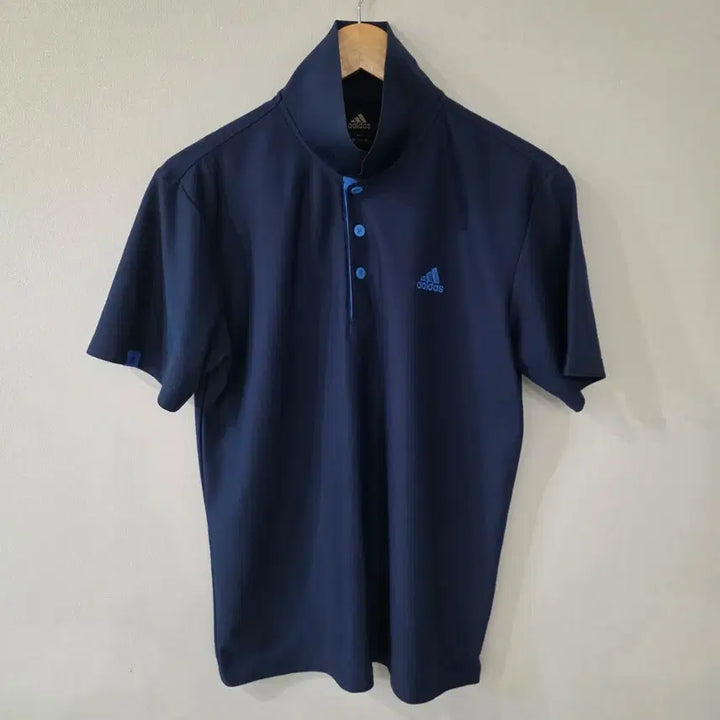 [BUNJANG] Adidas Navy Short Sleeve Polo Shirt (95) / 아디다스 네이비 반팔 카라티 95