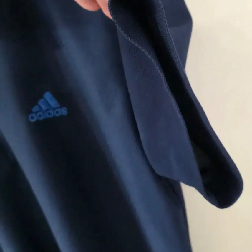 [BUNJANG] Adidas Navy Short Sleeve Polo Shirt (95) / 아디다스 네이비 반팔 카라티 95