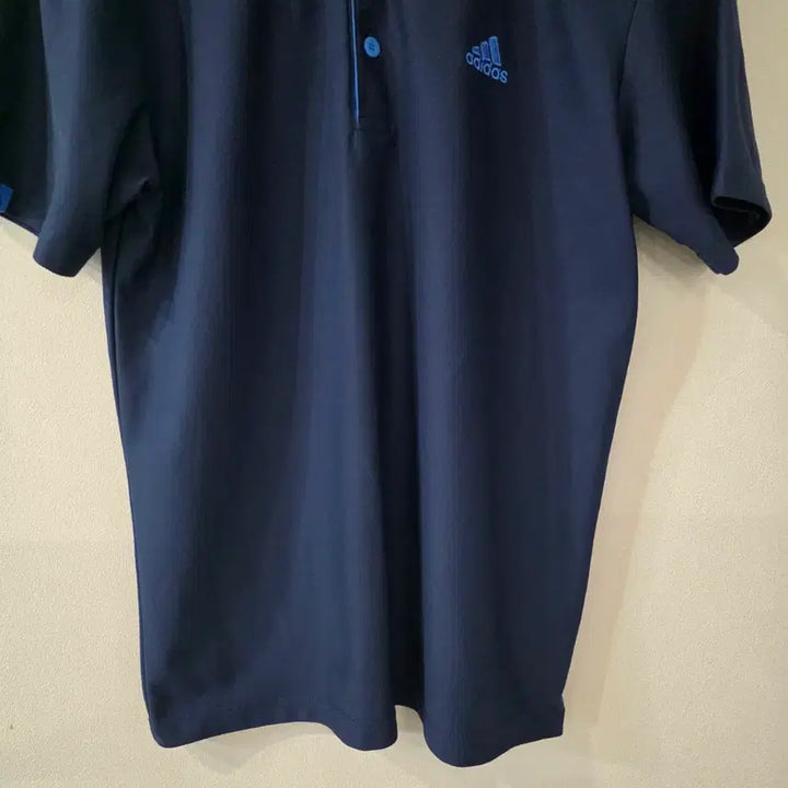 [BUNJANG] Adidas Navy Short Sleeve Polo Shirt (95) / 아디다스 네이비 반팔 카라티 95