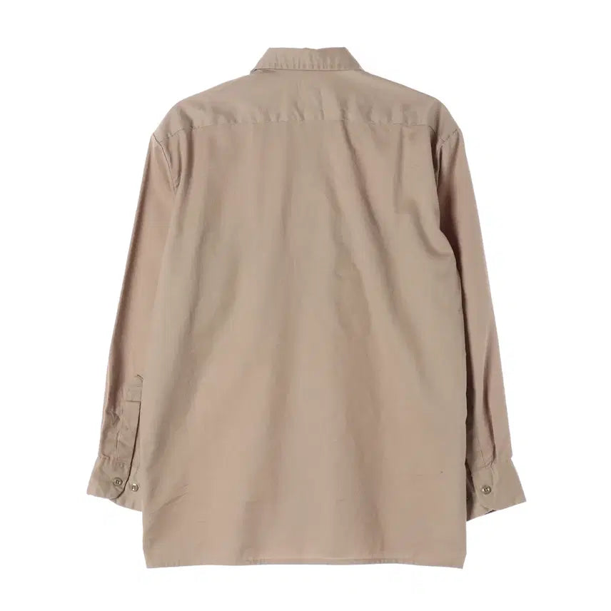 [BUNJANG] Dickies Beige Polyester Cotton Shirt M / 디키즈 셔츠 베이지 M