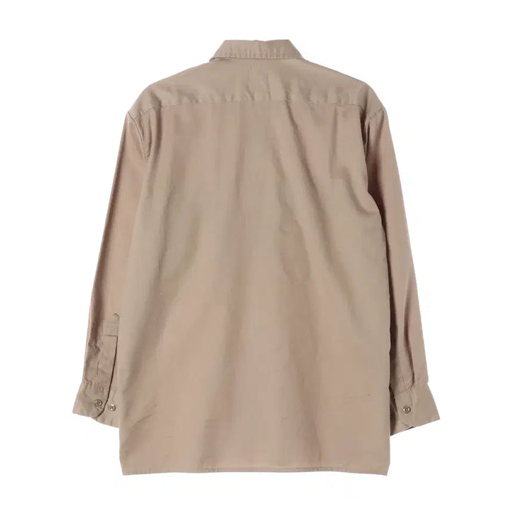 [BUNJANG] Dickies Beige Polyester Cotton Shirt M / 디키즈 셔츠 베이지 M