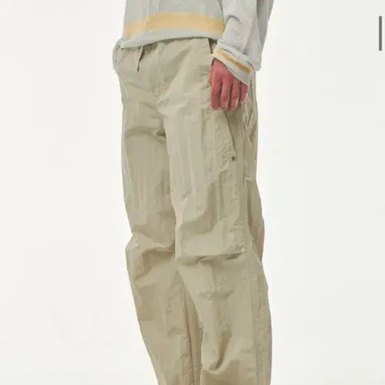[BUNJANG] M Torino Parachute Wide Pants Beige / [M]세터 토리노 파라슈트 와이드 팬츠 베이지