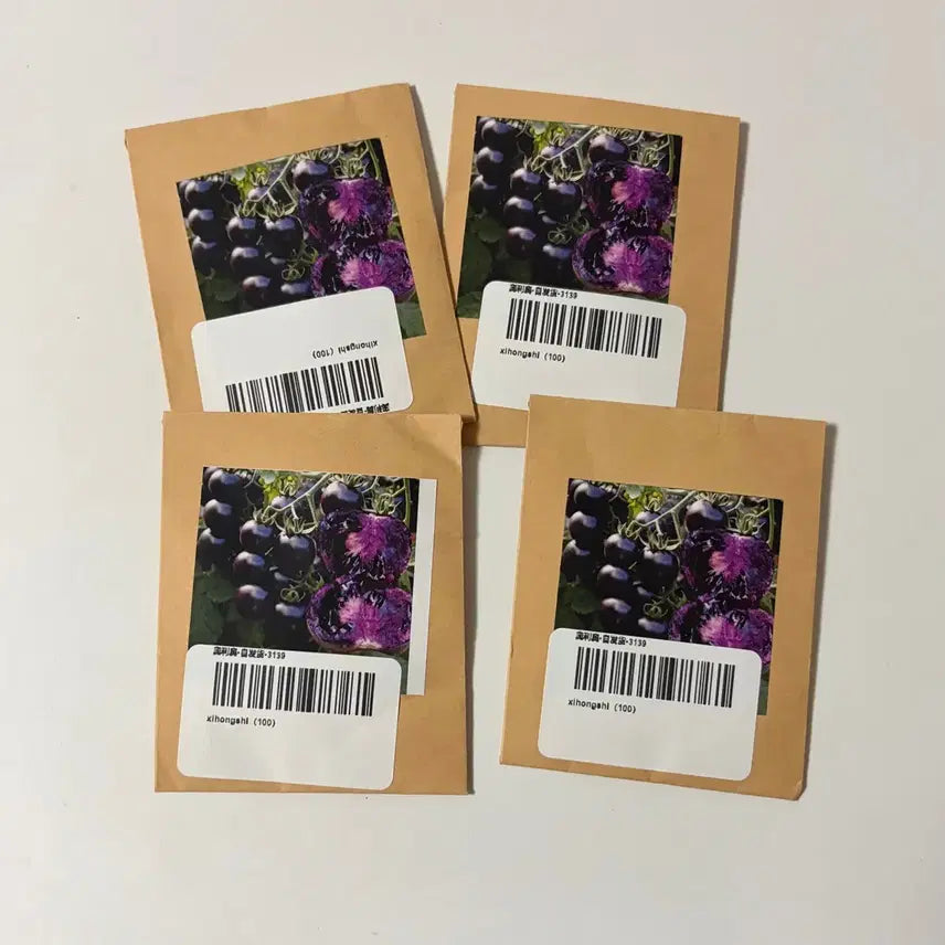 [BUNJANG] Black Diamond Tomato Seeds (100 seeds/pack, 4-pack) / 블랙 다이아몬드 토마토 씨앗 100알 4팩