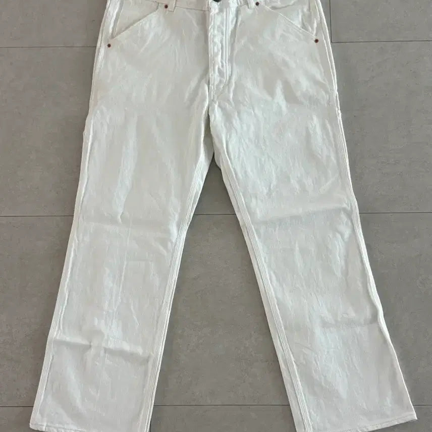 [BUNJANG] PIERCE Work Pants White / (L) 피어스 워크팬츠 화이트