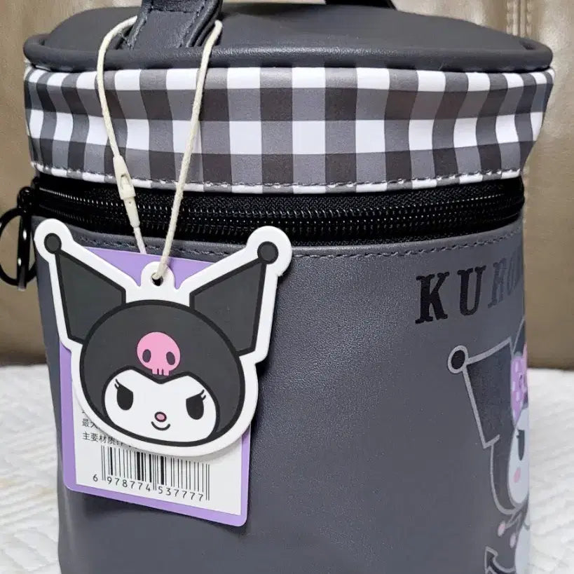 [BUNJANG] Sanrio Kuromi Cinnamoroll Cylindrical Pouch Bag / 쿠로미 시나모롤 원통 파우치 가방