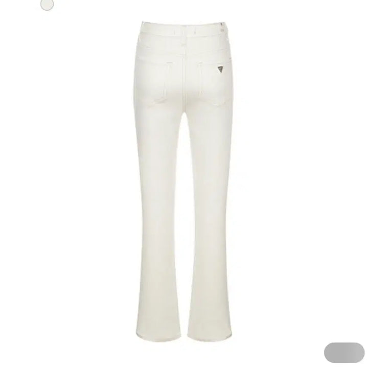 [BUNJANG] Guess Long Slim Bootcut Denim Jeans Ivory White / 게스 정품 롱 슬림 부츠컷 데님 청바지 아이보리 화이트