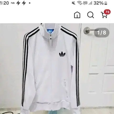 [SOLD OUT] 아디다스 화이어버드 흰검 트랙자켓 봄버