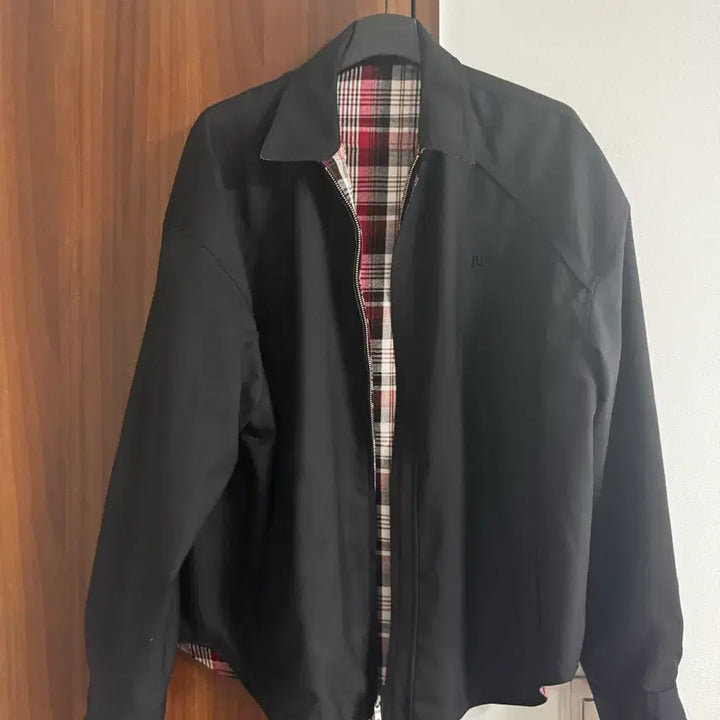 [BUNJANG] Juun.J Red Check Reversible Shirt Jacket / 준지 울 레드체크 리버시블 셔츠자켓 48