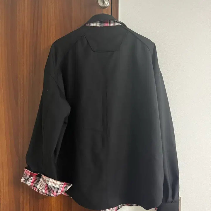 [BUNJANG] Juun.J Red Check Reversible Shirt Jacket / 준지 울 레드체크 리버시블 셔츠자켓 48