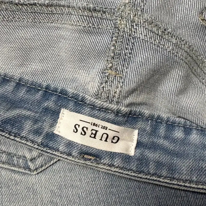 [SOLD OUT] 게스 정품 데님 청바지 부츠컷 라이트블루 연청