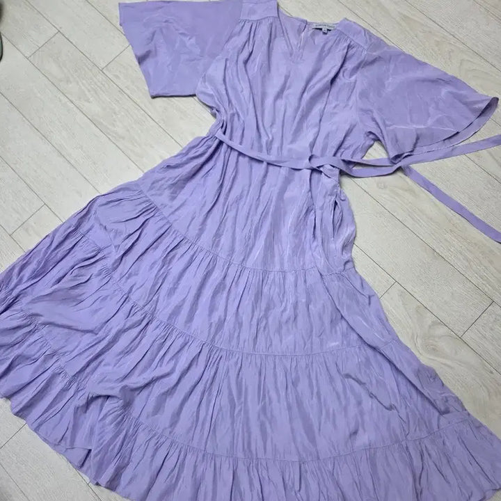 [BUNJANG] EUDON CHOI Lavender Long Dress / EUDON  CHOI  라벤다 롱 원피스