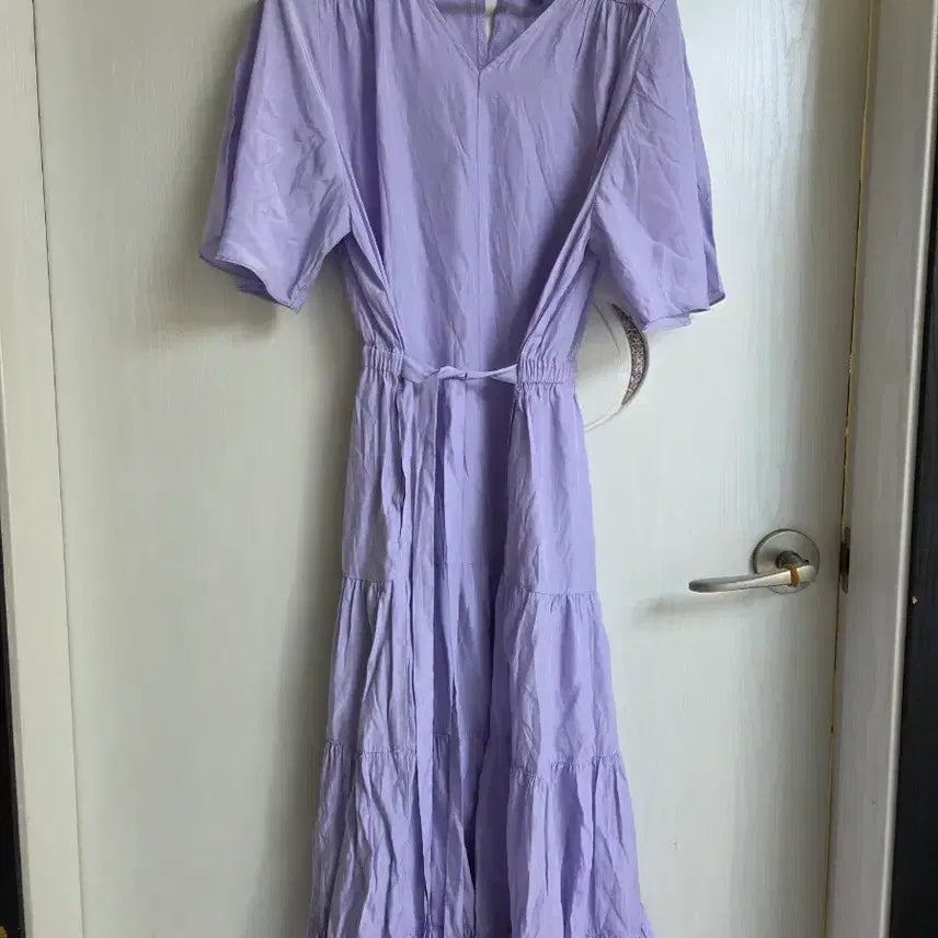 [BUNJANG] EUDON CHOI Lavender Long Dress / EUDON  CHOI  라벤다 롱 원피스