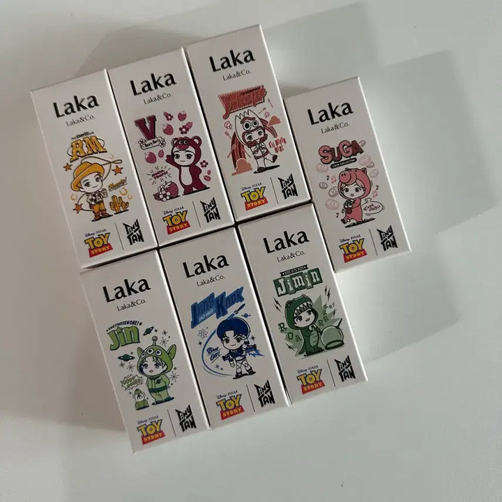 [SOLD OUT] BTS Toystory 라카 립 오일 (방탄 립오일) 7개 세트