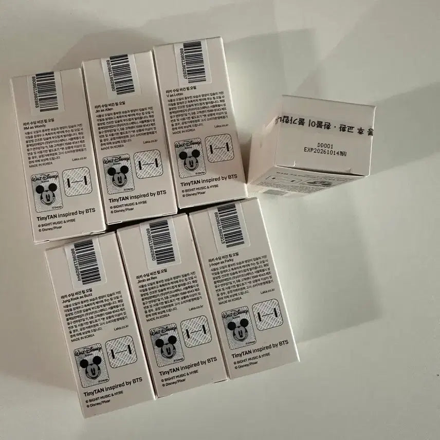 [SOLD OUT] BTS Toystory 라카 립 오일 (방탄 립오일) 7개 세트