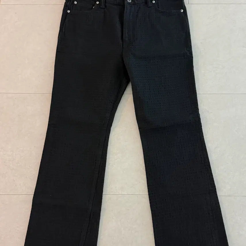 [BUNJANG] Wress x Neurin Yangban Sashiko Bootcut Denim Pants / (36) 뤠쓰x느린양반 사시코 부츠컷 데님팬츠
