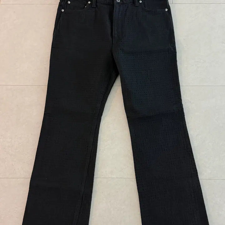 [BUNJANG] Wress x Neurin Yangban Sashiko Bootcut Denim Pants / (36) 뤠쓰x느린양반 사시코 부츠컷 데님팬츠
