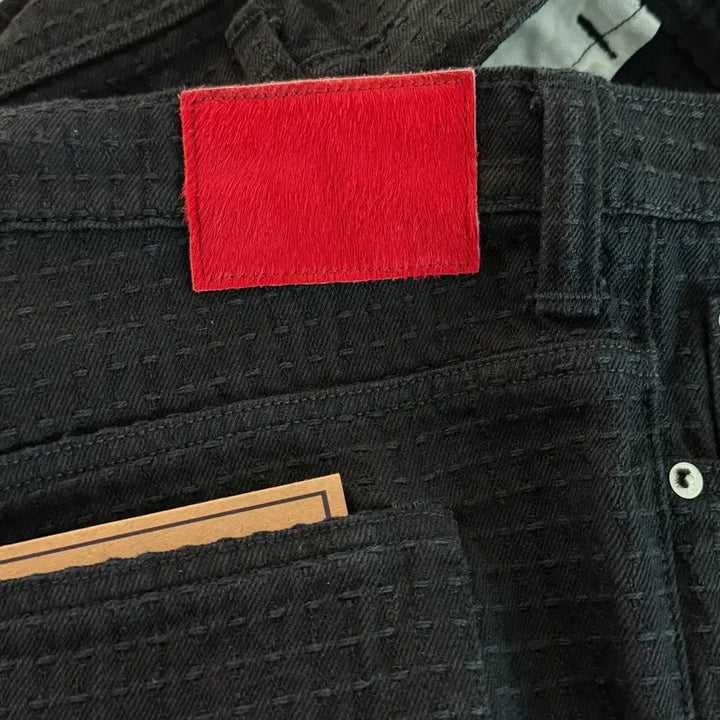 [BUNJANG] Wress x Neurin Yangban Sashiko Bootcut Denim Pants / (36) 뤠쓰x느린양반 사시코 부츠컷 데님팬츠