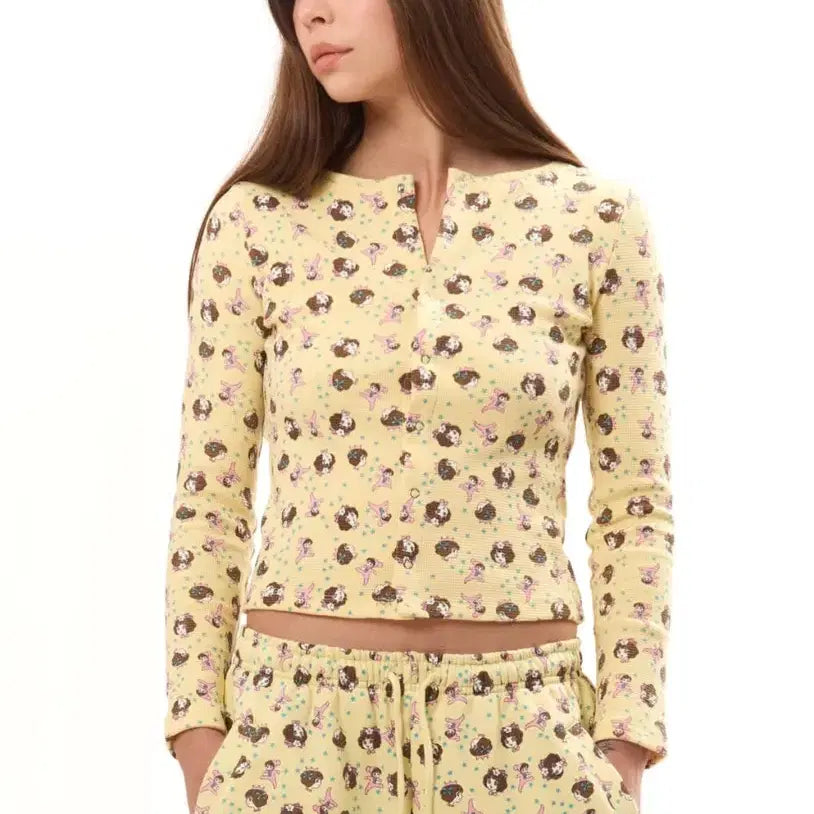 [SOLD OUT] 애슐리 윌리엄스 옐로우 걸 베이비 가디건 s 아일릿