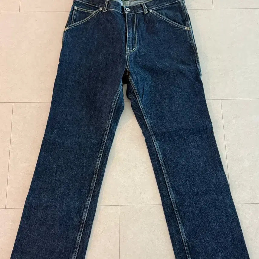 [BUNJANG] Blackout Work Pants Indigo L / (L) 블랙아웃 워크팬츠 인디고