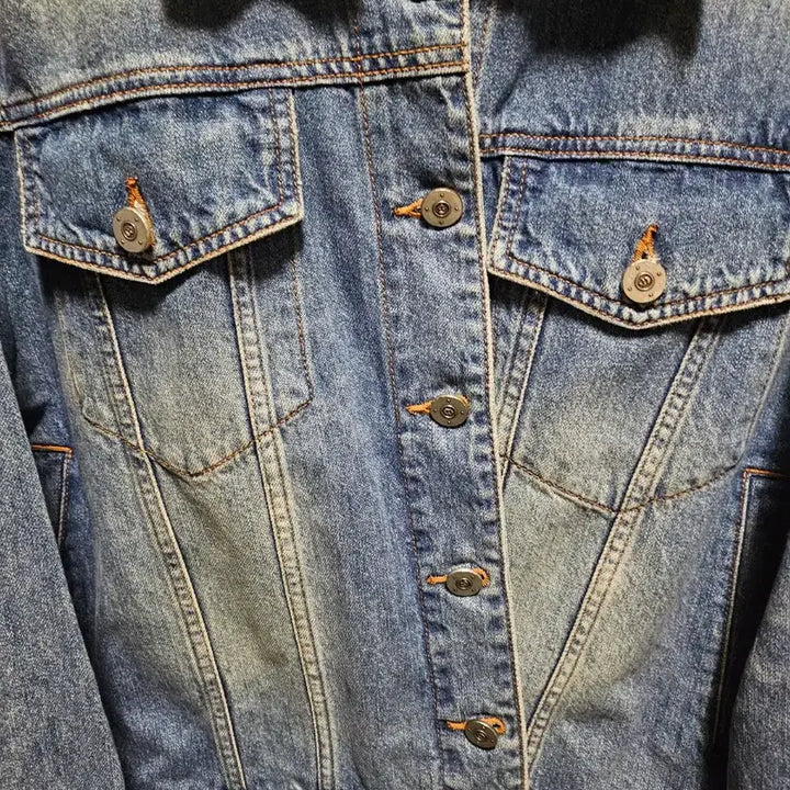 [BUNJANG] Lucky Chouette Oversized Asymmetric Denim Jacket / 럭키슈에뜨 데님 자켓 판매해요