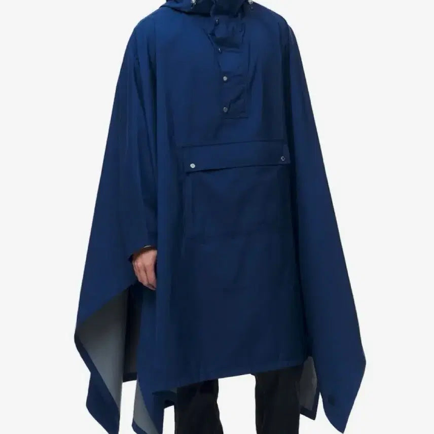 [BUNJANG] Puma x Maison Kitsune Waterproof Poncho - Blue / 푸마X메종키츠네 워터 프루프 판초-블루