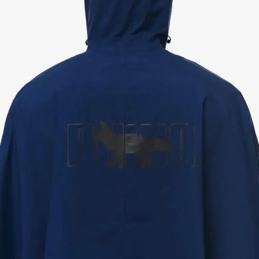 [BUNJANG] Puma x Maison Kitsune Waterproof Poncho - Blue / 푸마X메종키츠네 워터 프루프 판초-블루