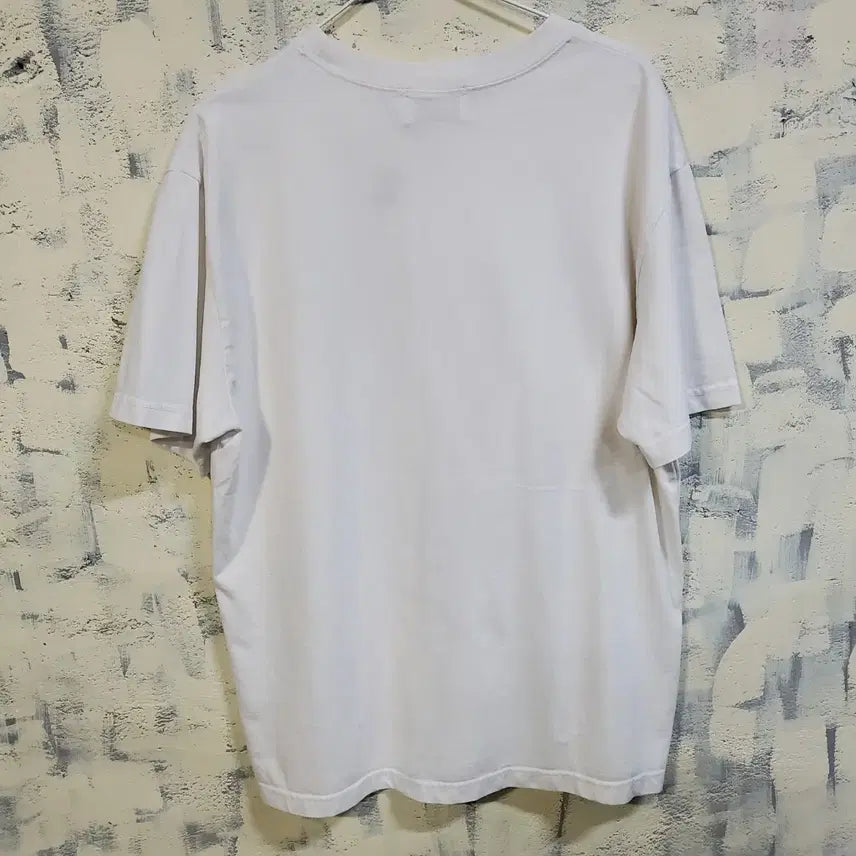 [BUNJANG] Slow Acid Logo Printing Round Short Sleeve T-Shirt M / 슬로우애시드 로고프린팅 라운드 반팔티 M